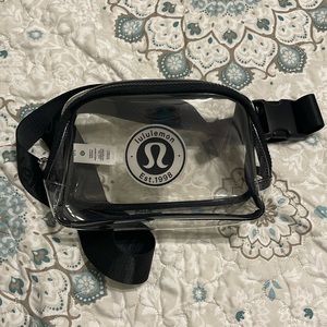 Lululemon Clear Belt Bag